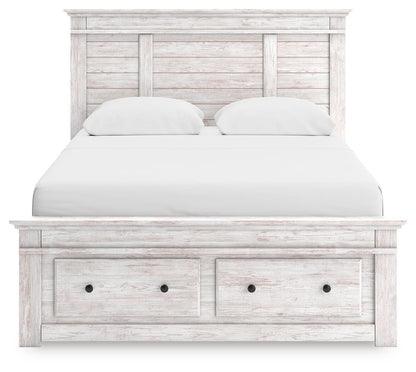 Makidern - Panel Storage Bed