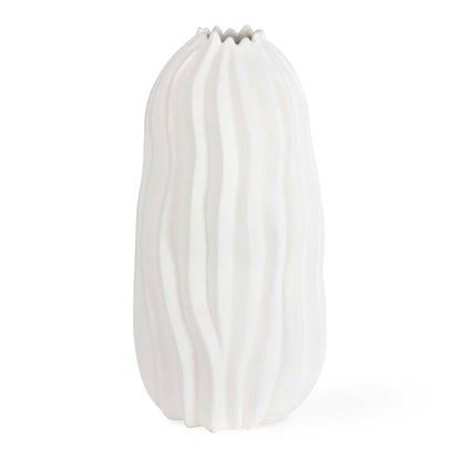 Merritt - Floor Vase - White