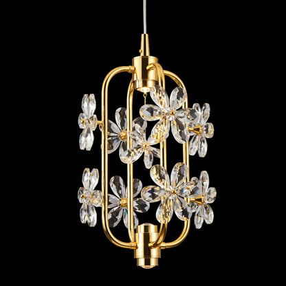 Michael Amini Lighting - Daisy 20" Crystal LED Chandelier - Gold