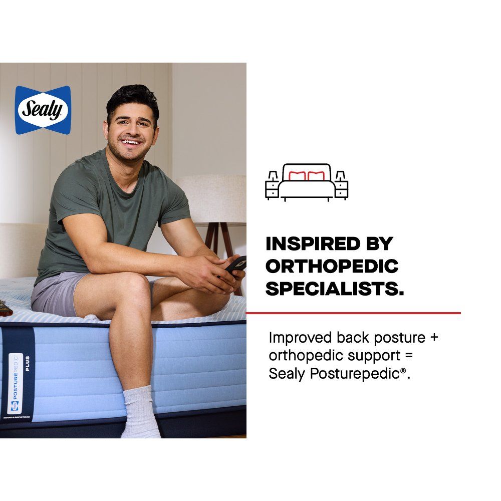 Posturepedic Plus - Paterson II Euro Pillow Top Soft Mattress
