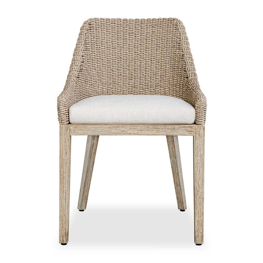 Paloma - Outdoor Wicker Dining Chair - Gray