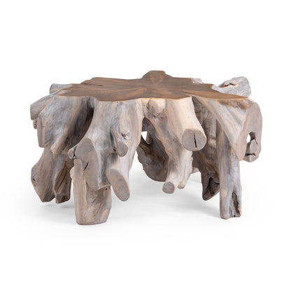 Cypress - Root Coffee Table - Natural White Wash