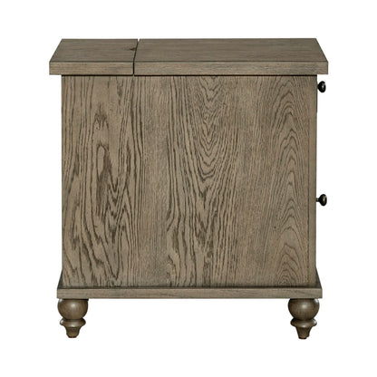 Americana Farmhouse - Chair Side Table - Dusty Taupe