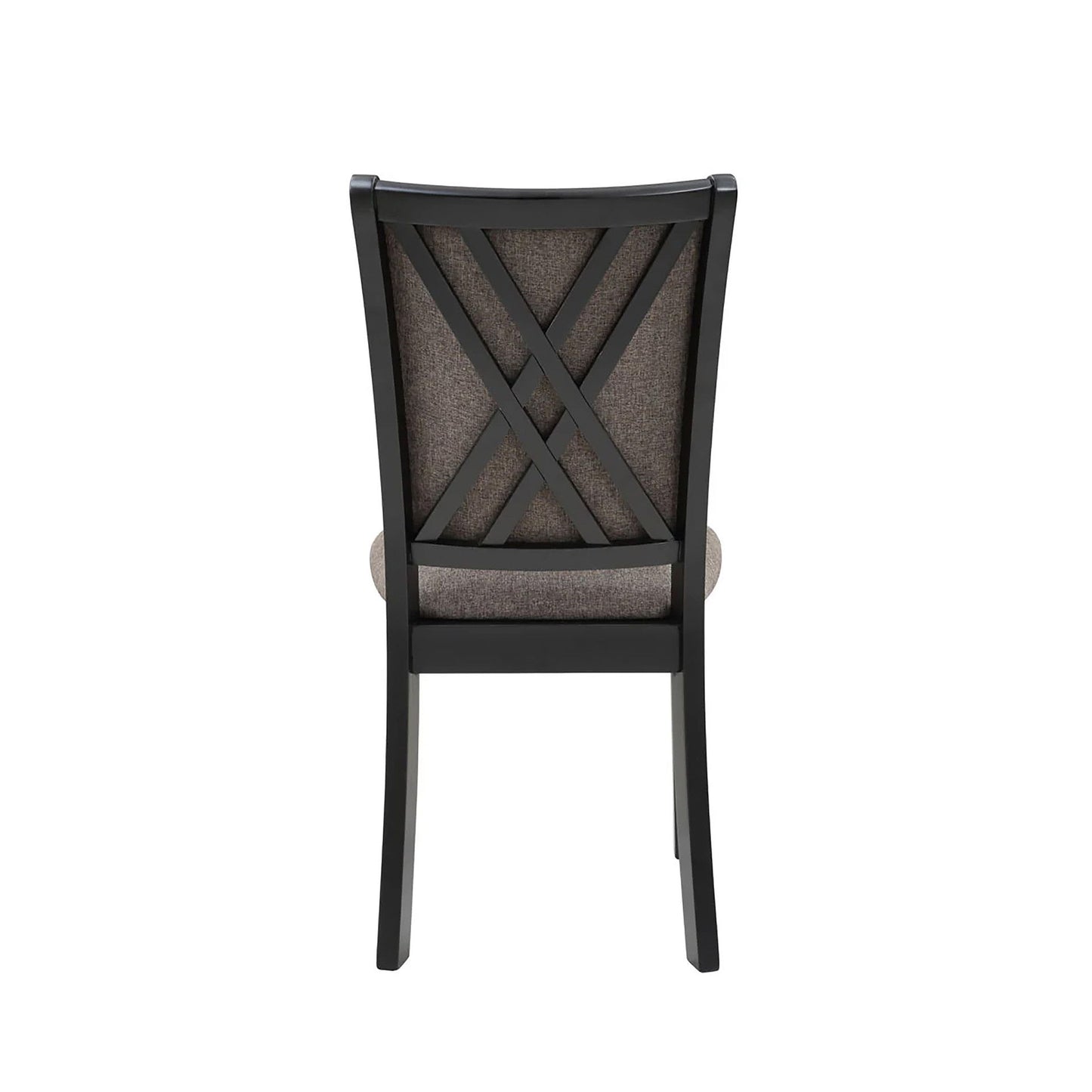 Potomac - 5 Piece Round Dining Set (Table & 4 Chairs) - Brown / Black