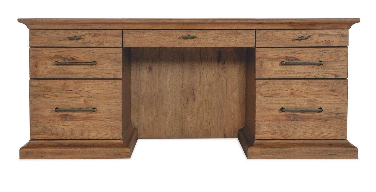 Big Sky - Executive Desk - Light Brown