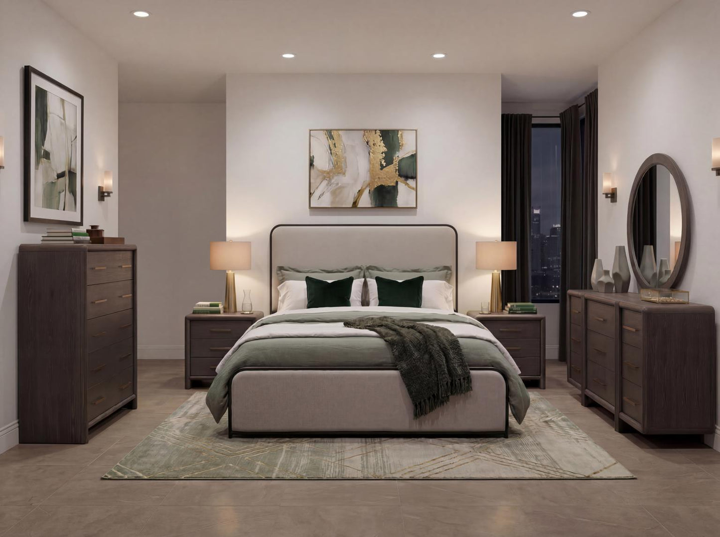 Maren - Complete Upholstered Bed