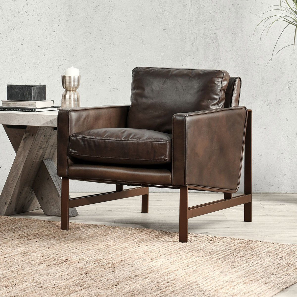Chelsea - Club Chair - Truffle Brown