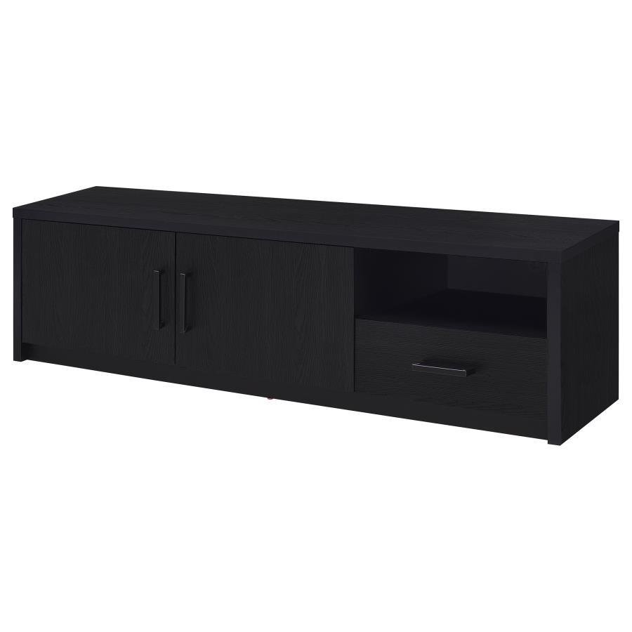 Murray - 70" 2-Door TV Stand Media Console - Black