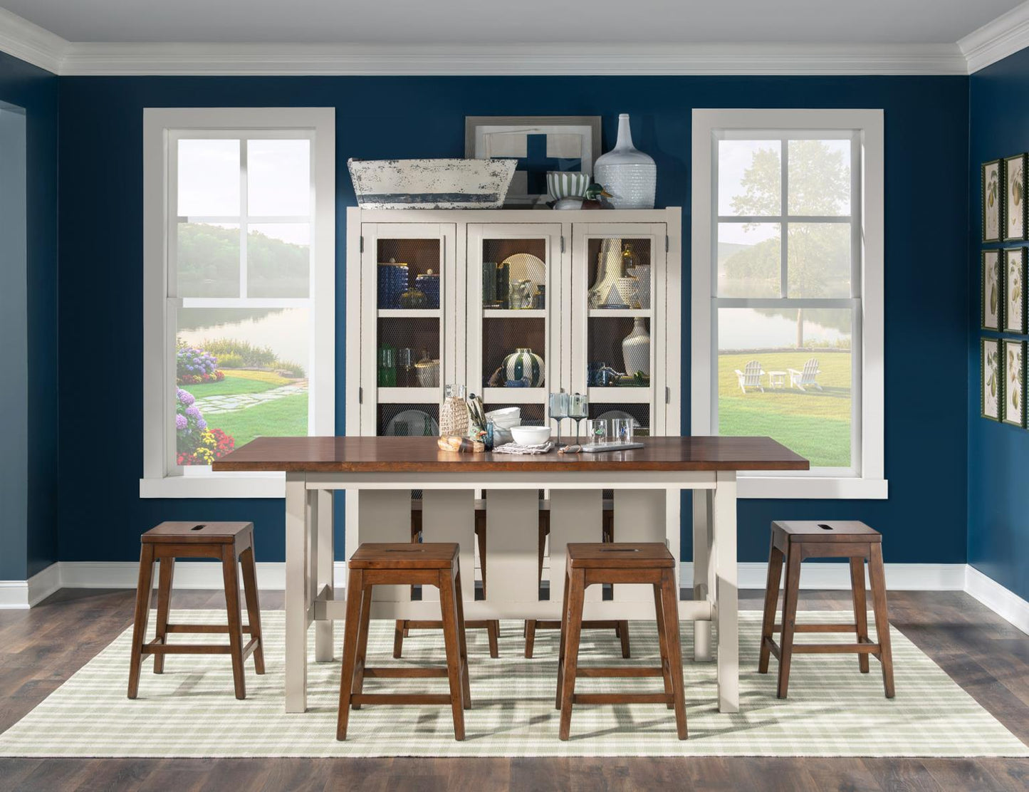 Lake House - Counter Height Trestle Table