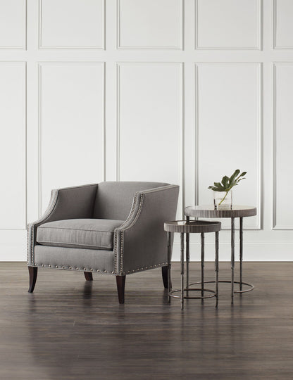 Melange - Accent Nesting Tables - Pearl Silver