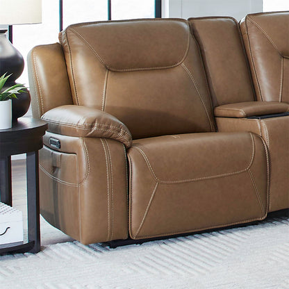 Callihan - L Arm Recliner P3 & ZW - York Butternut