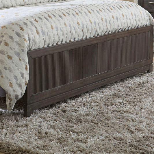 Modern Edge - King Panel Footboard - Caffe