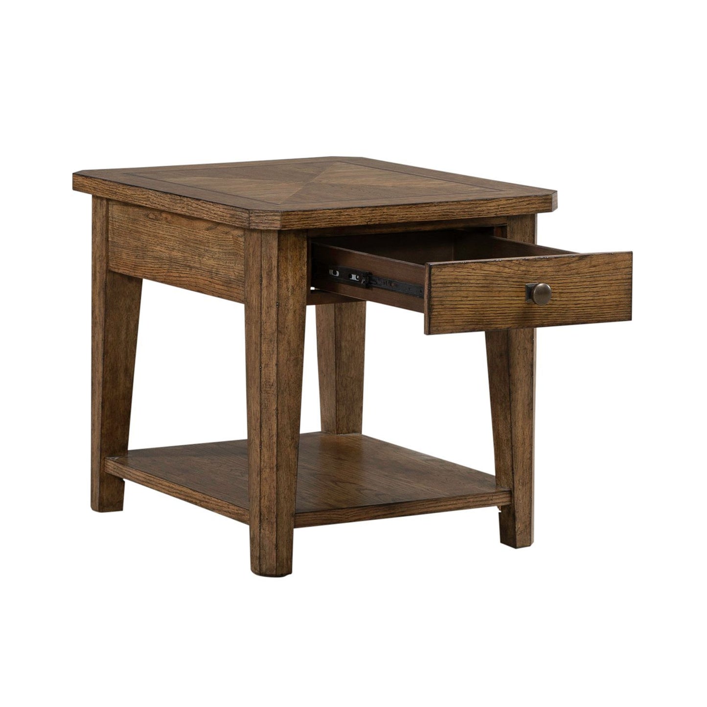 Carolina Park - End Table - Amber Brown