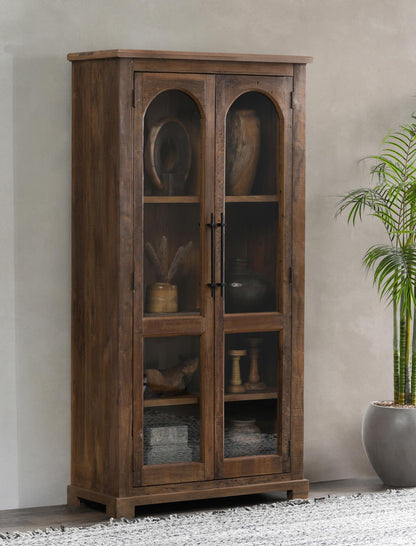 Zion - Reclaimed Wood Tall Cabinet - Natural