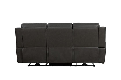 Pierce - Power Sofa With Power Recline, Power Headrest (Drop Down Table With Two Cup Holders)-Zero Gravity, Lumbar