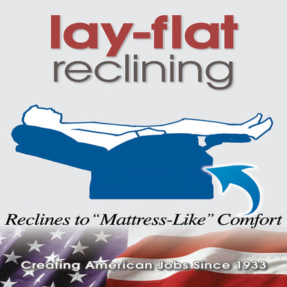 Ferrington - Power Lay Flat Reclining Console Loveseat with Power Adjustable Headrest & Lumbar