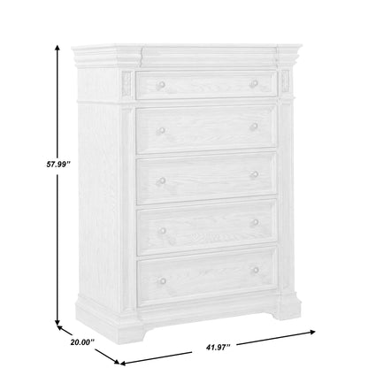 Kingsbury - 6 Drawer Chest - French Gray