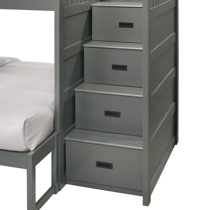 Sami - Step Bunk With Right Headboard