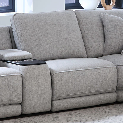 Blake - Armless Recliner P2 & Zero Wall - Estero Smoke