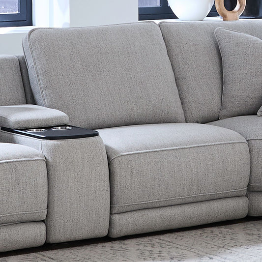 Blake - Armless Recliner P2 & Zero Wall - Estero Smoke