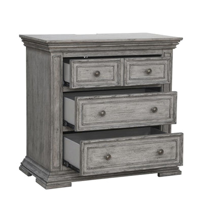Big Valley - Bedside Chest With Charging Station