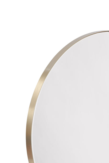 Nick - Wall Mirror - Brushed Brass