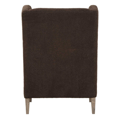 Serpentine - Brown Fabric Accent Chair