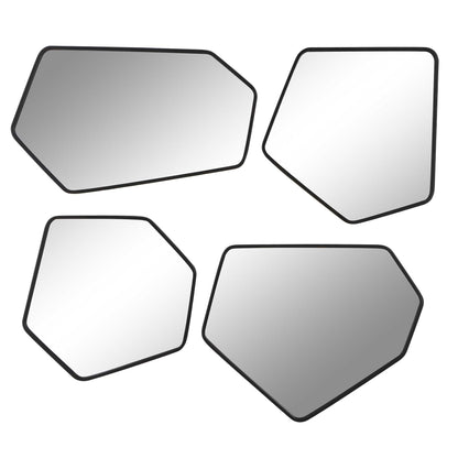 Linneah - Mirrors (Set of 4) - Black