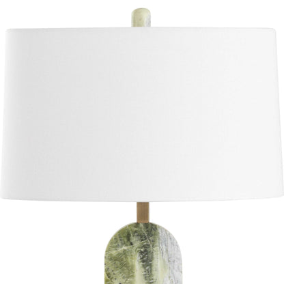 Moorea - Marble Table Lamp - Green