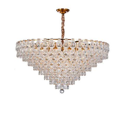 Michael Amini Lighting - Gala 28-Light Round LED Chandelier - Gold