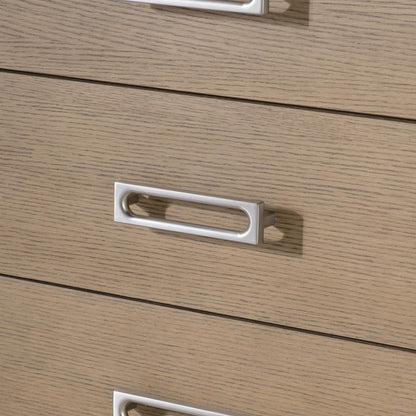 Theo - 5 Drawer Chest - Desert Oak