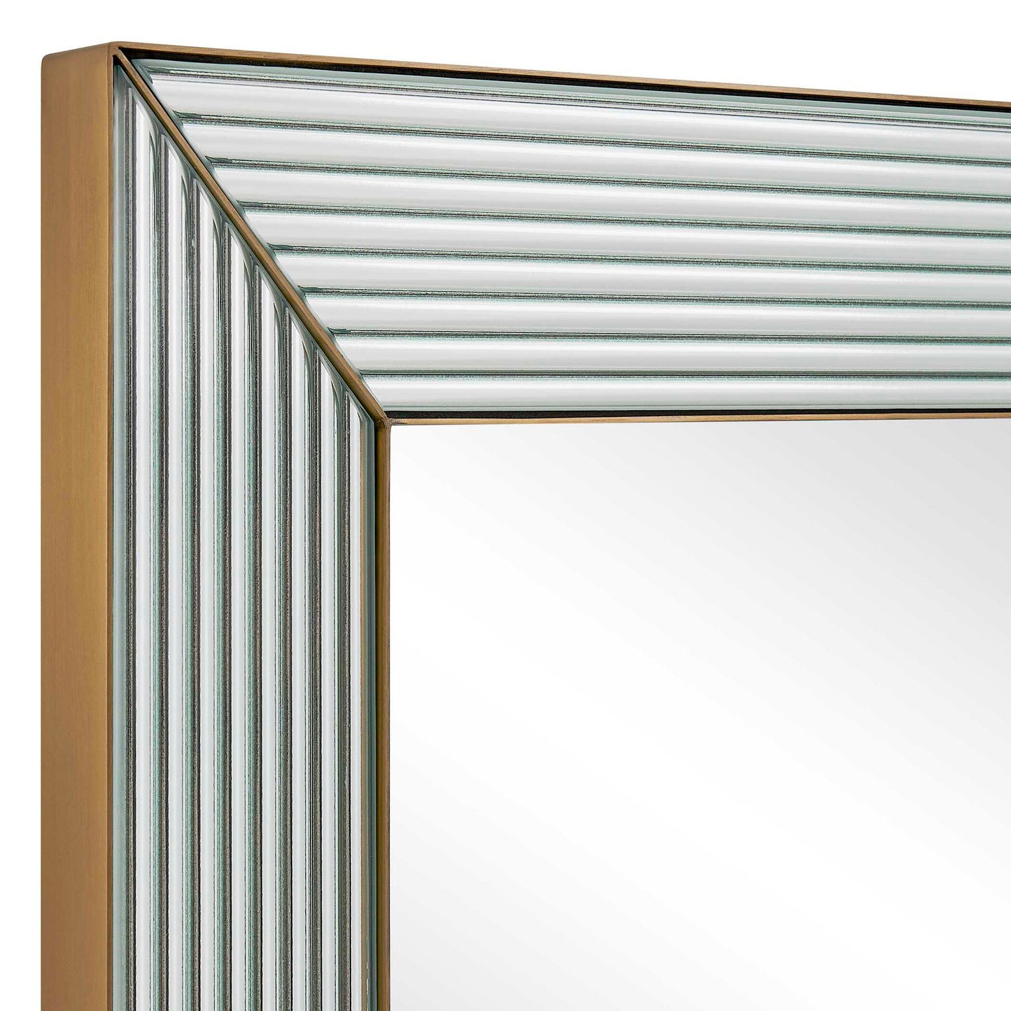 Illuminate - Mirror - Antique Brass
