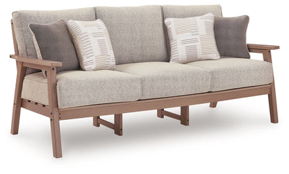 Grover Beach - Sofa With Cushion - Driftwood