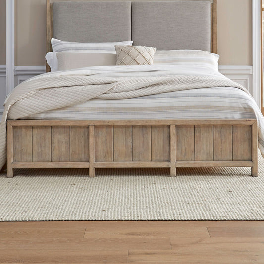 Proximity Place - Queen Panel Footboard - Barley Buff