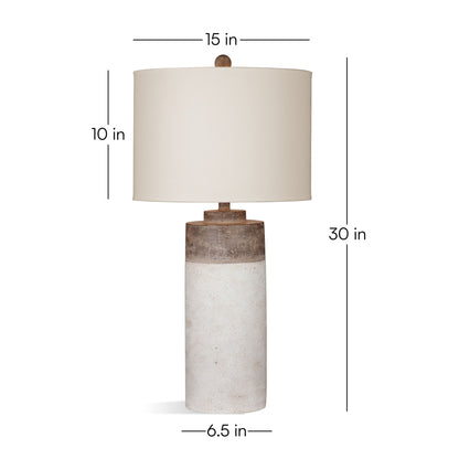 Lamar - Table Lamp - White