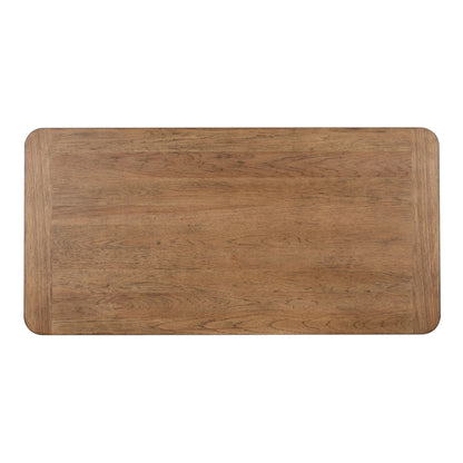 Farmhouse Reimagined - Writing Desk - Antique White / Chestnut Tops