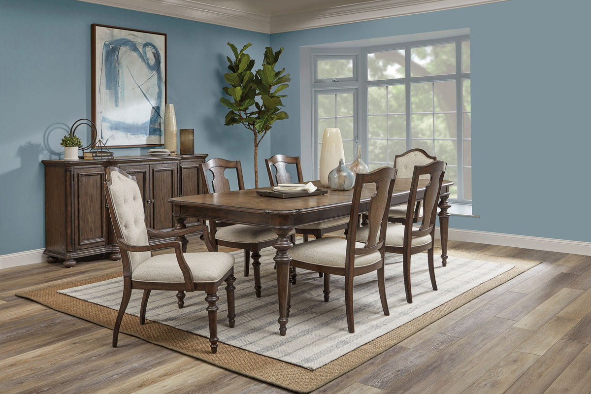 Saddle Creek - Extendable Leg Dining Table - Timber Brown