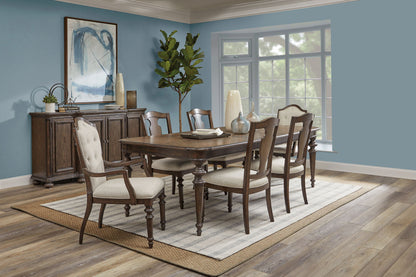 Saddle Creek - Extendable Leg Dining Table - Timber Brown