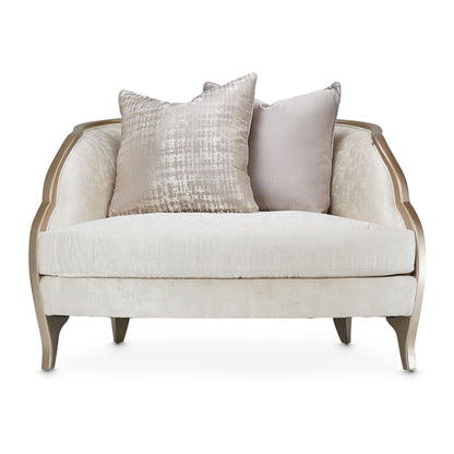 Malibu Crest - Chair And Half - Cloud White / Chardonnay