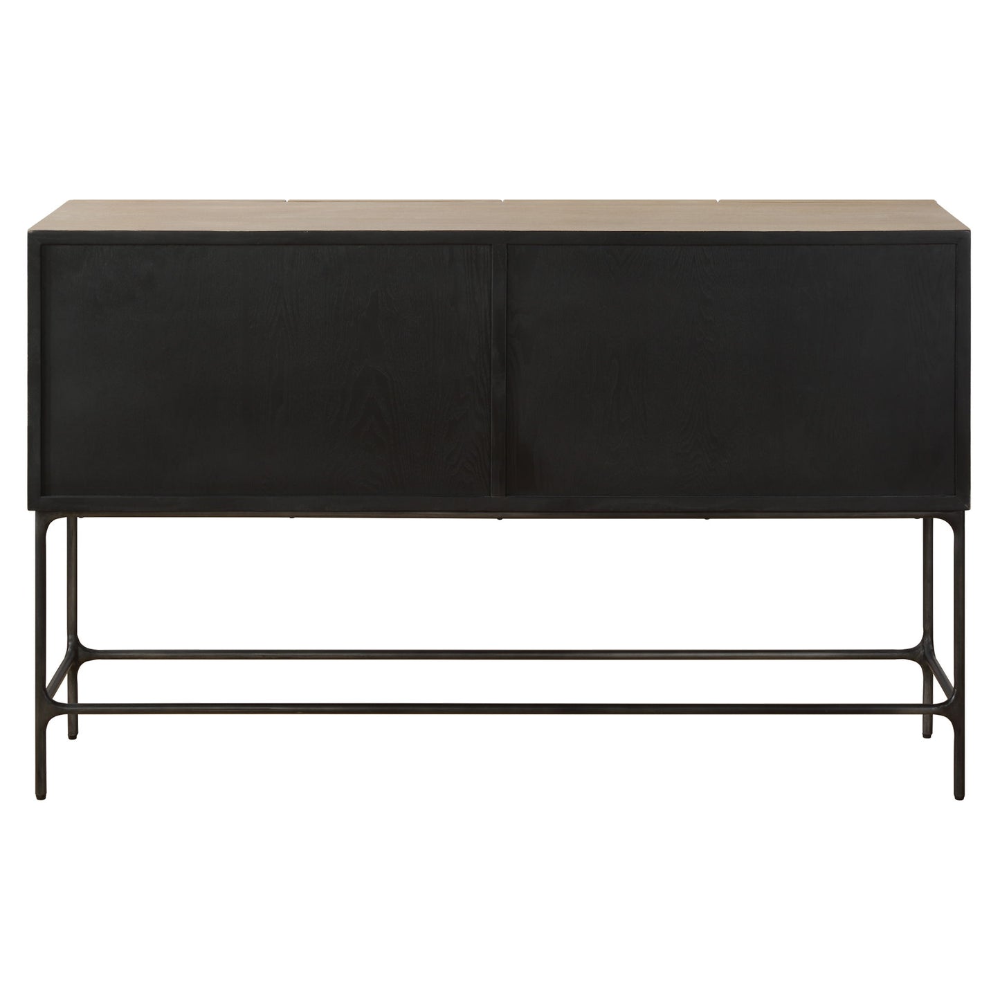 Lunar - 4 Door Elm Wood Cabinet