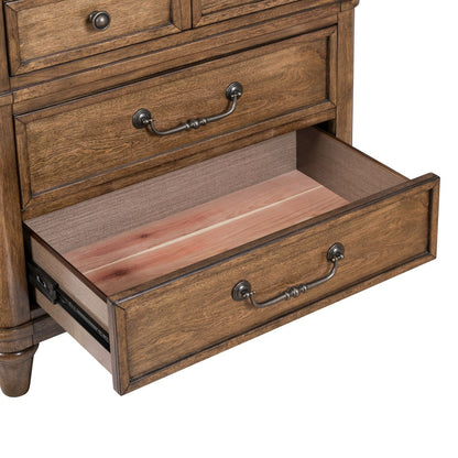 Harrison Heights - Nightstand With Charging Station - Sienna