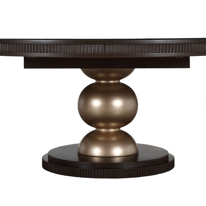 West Kensington - Oval Dining Table - Medium Espresso