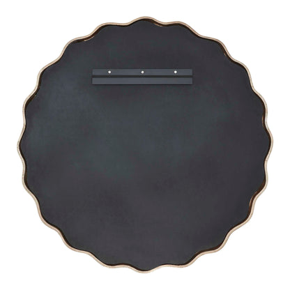 Marietta - Round Brass Mirror - Brass / Gold