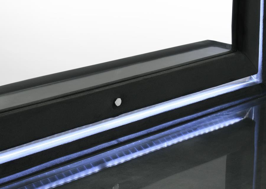 Lorient - Bedroom Set With LED Flame Box Dresser