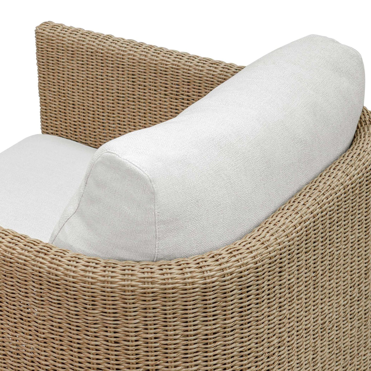 Santorini - Outdoor Swivel Lounge Chair - Brown