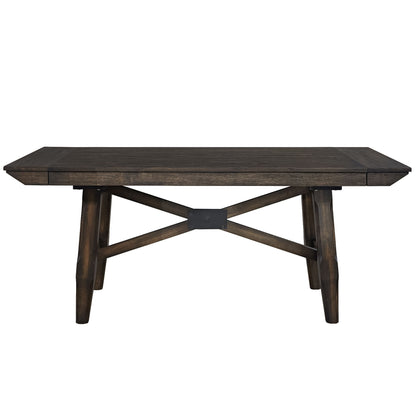 Double Bridge - Trestle Table Top - Dark Chestnut