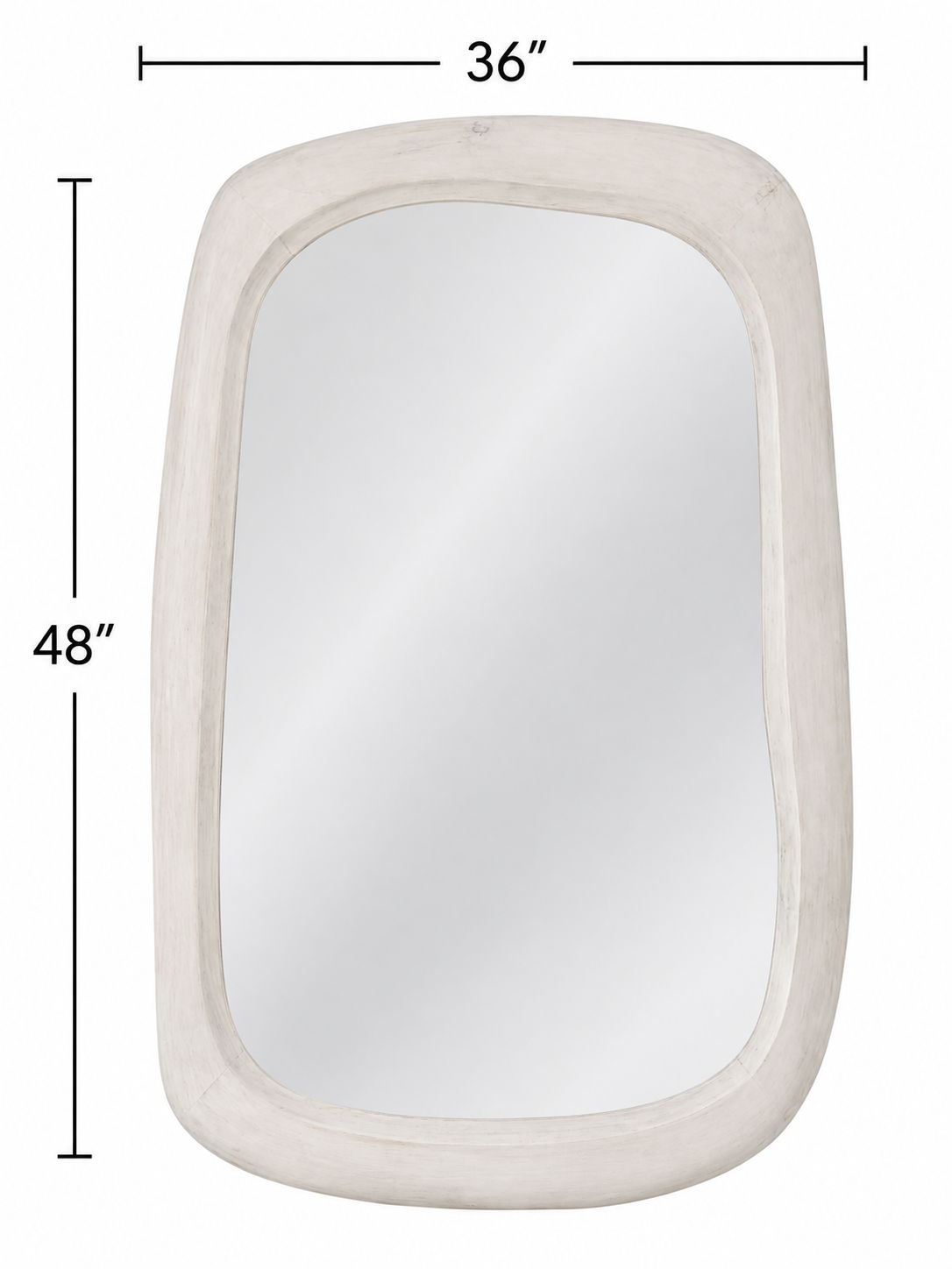 Simone - Wall Mirror - White