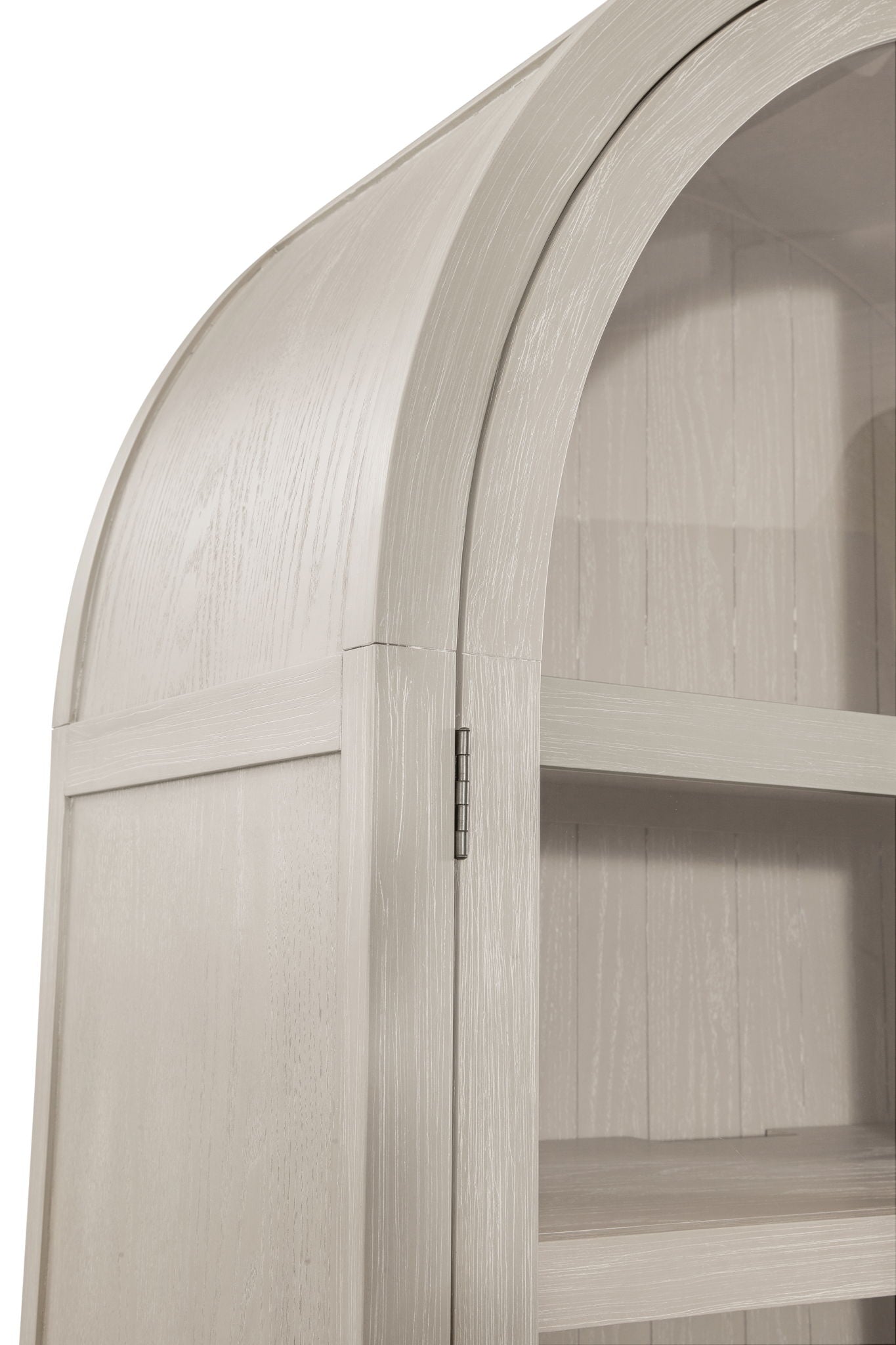 Fynn - Display Cabinet - Light Gray Oak