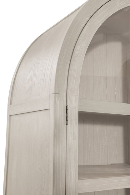 Fynn - Display Cabinet - Light Gray Oak