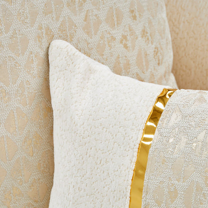 Sassani - Loveseat - Crepe / Gold